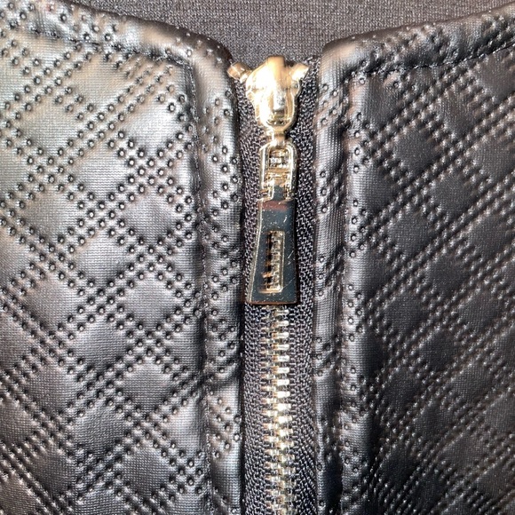 Textured Italian Faux Leather Jacket with detailing - Picture 4 of 4